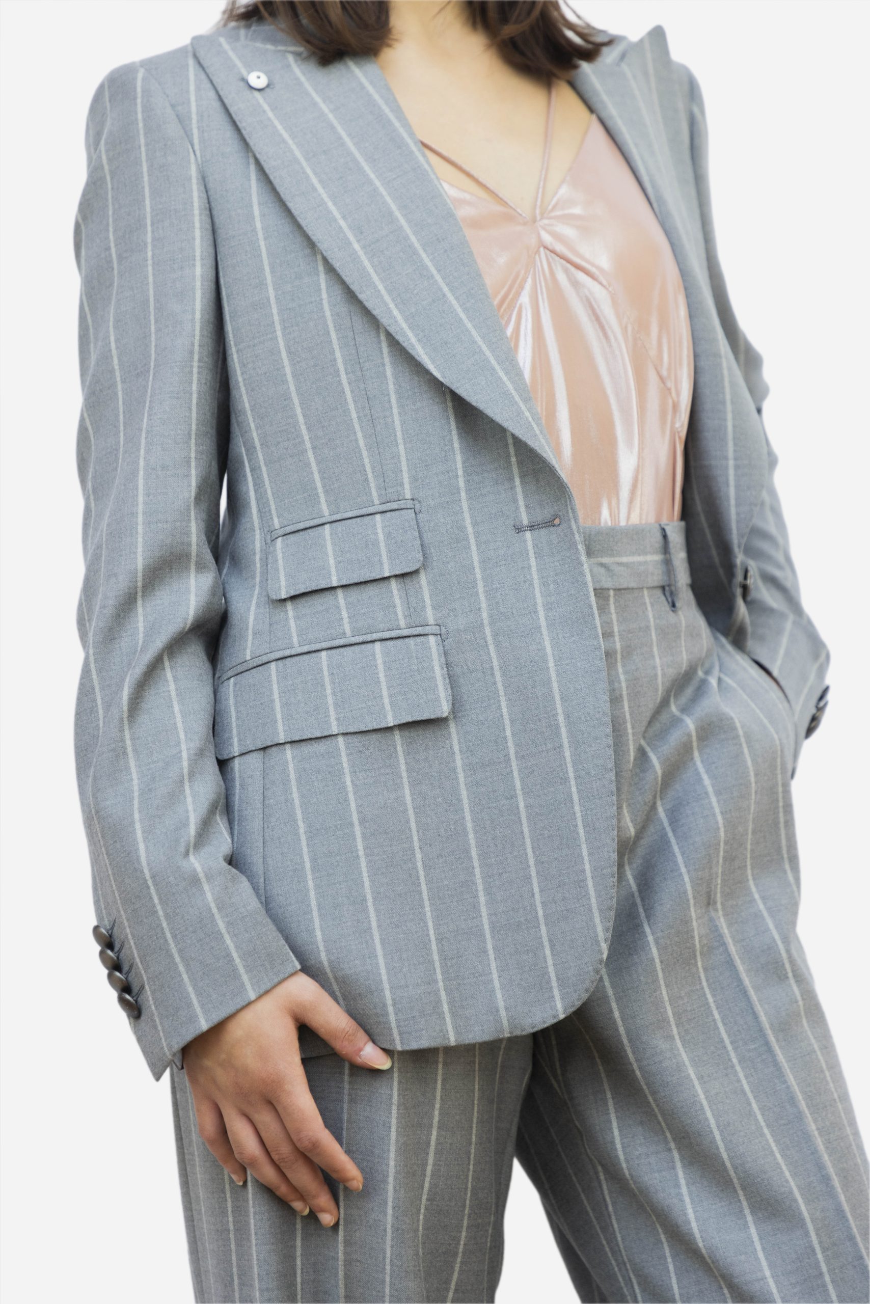 <strong>LBM 1911</strong> Tailleur in lana monopetto - immagine 3