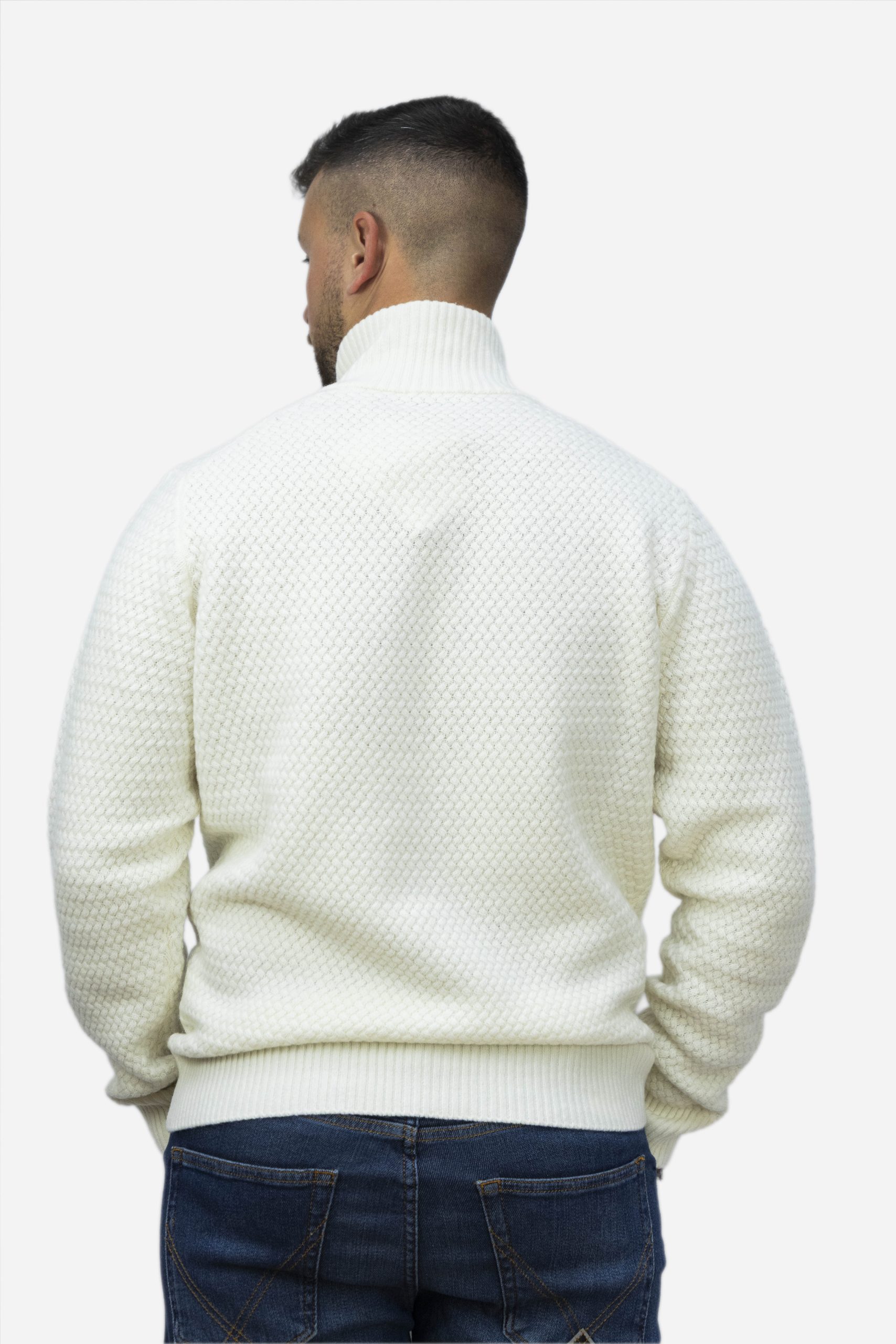 <strong>ROY ROGER'S</strong> Maglia full zip in lana merino - immagine 3