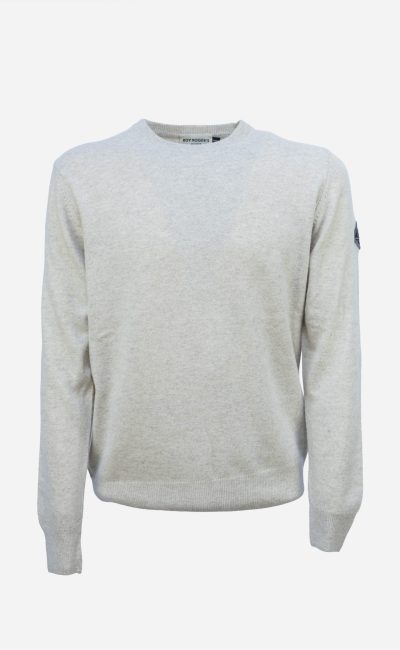 ROY ROGER’S  Maglia girocollo in lana e cashmere