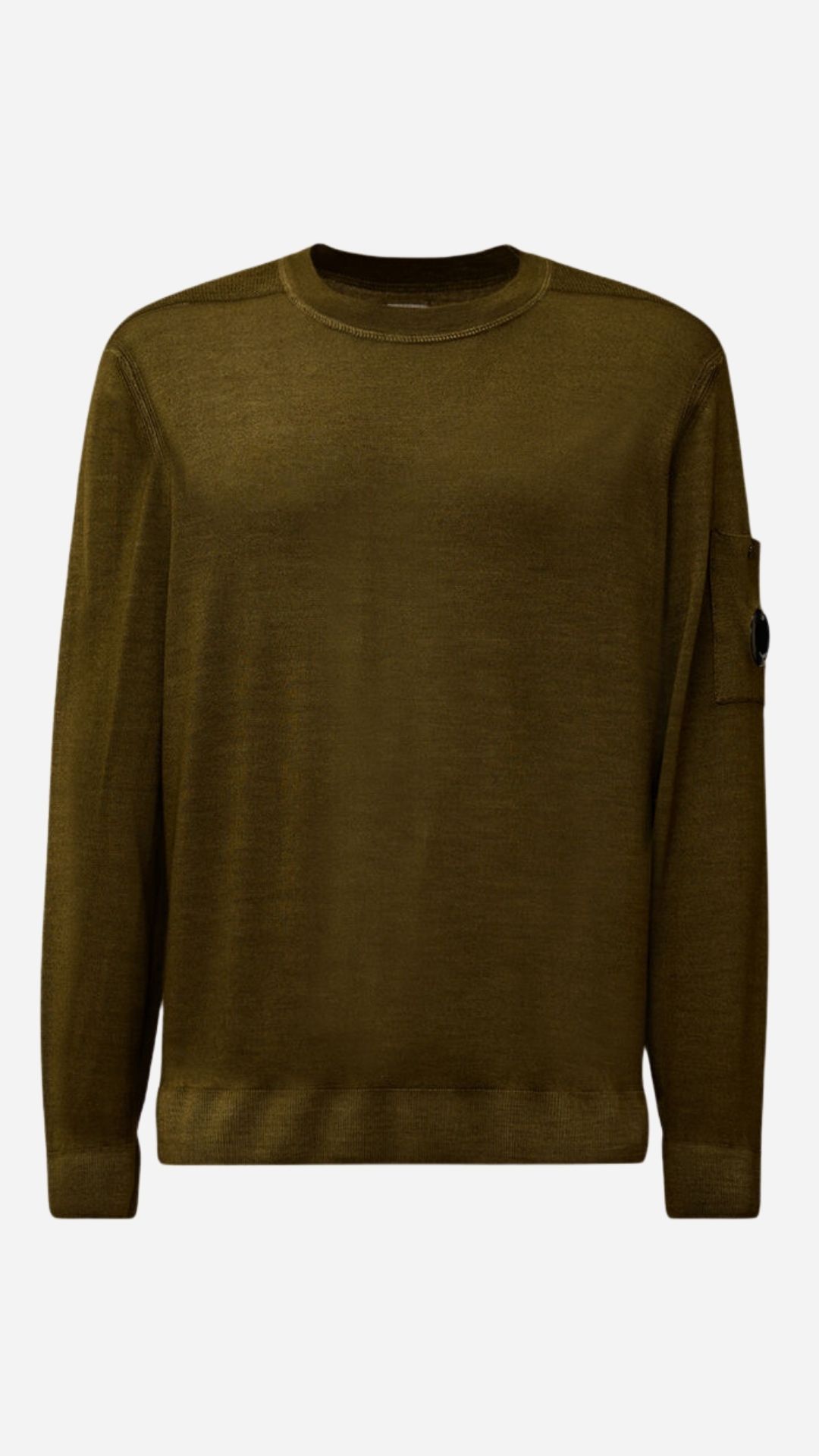<strong>C.P. COMPANY</strong> Maglia effetto mélange in Fast Dyed