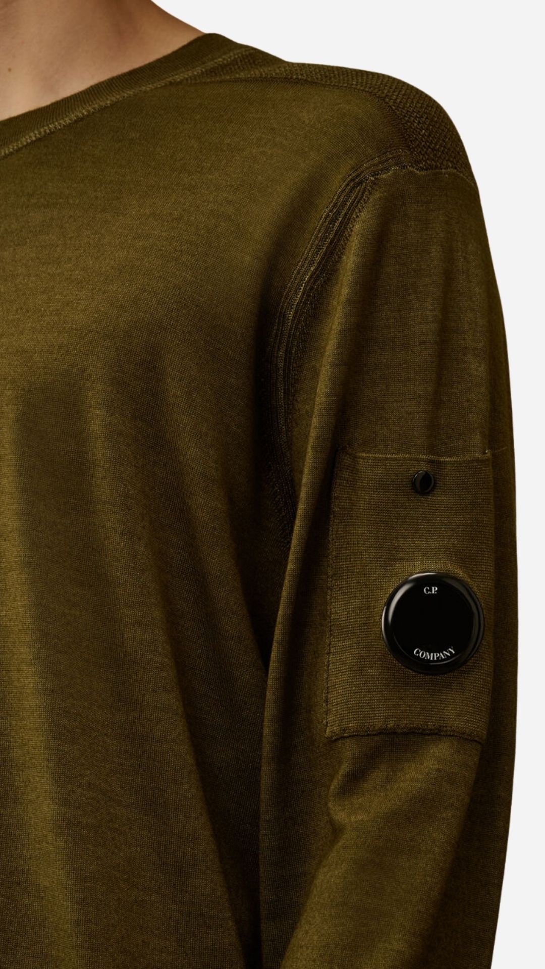 <strong>C.P. COMPANY</strong> Maglia effetto mélange in Fast Dyed - immagine 3