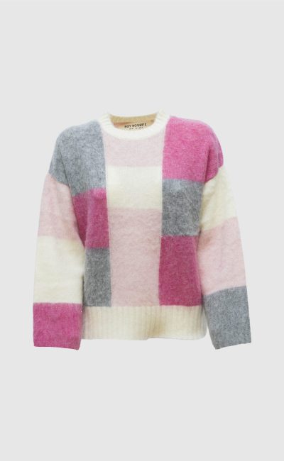 ROY ROGER’S Maglia maxi check