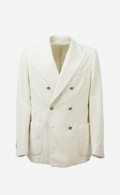  LUIGI BIANCHI SARTORIA   Blazer doppio petto in velluto