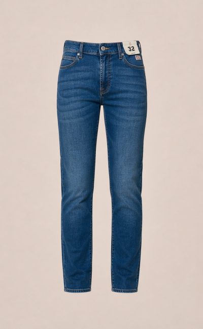  ROY ROGER’S  Jeans elasticizzato mid wash