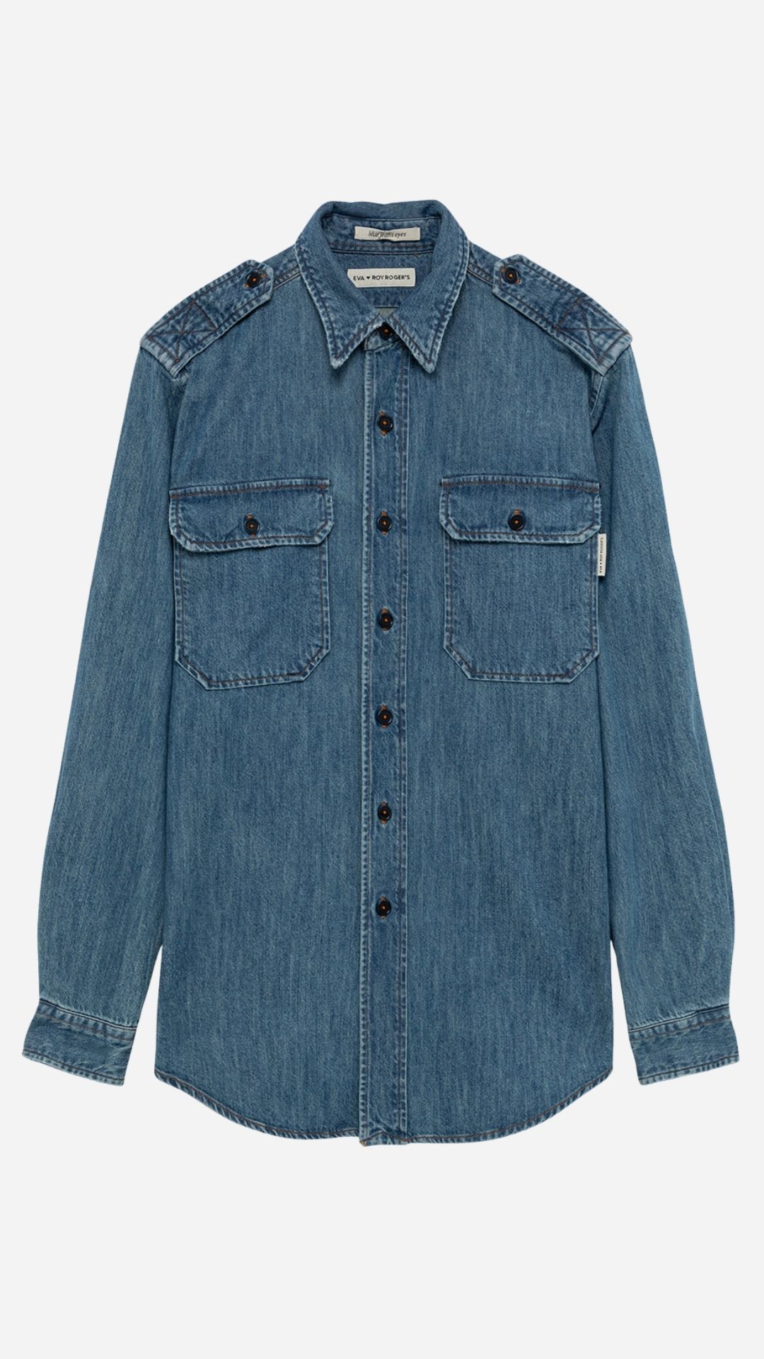<strong>ROY ROGER'S</strong> Camicia in denim '90s Eva X Roy Roger’s