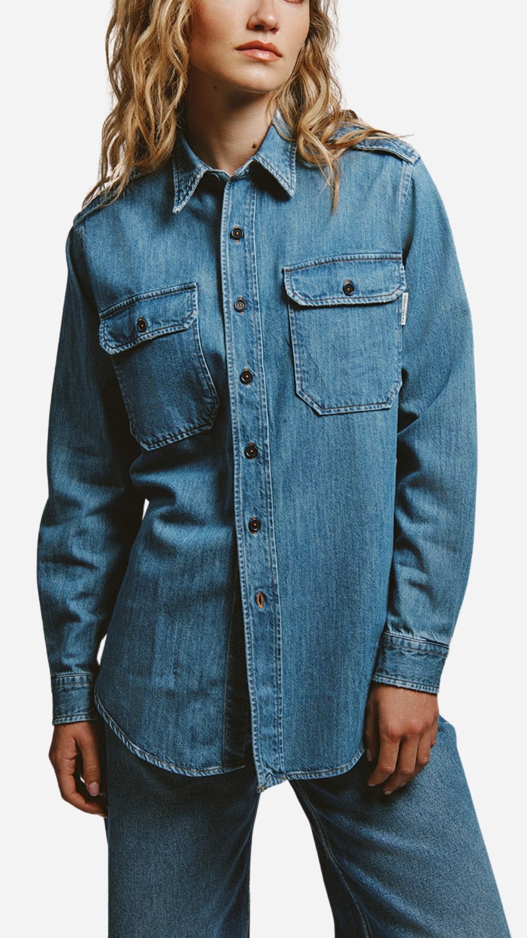 <strong>ROY ROGER'S</strong> Camicia in denim '90s Eva X Roy Roger’s - immagine 3