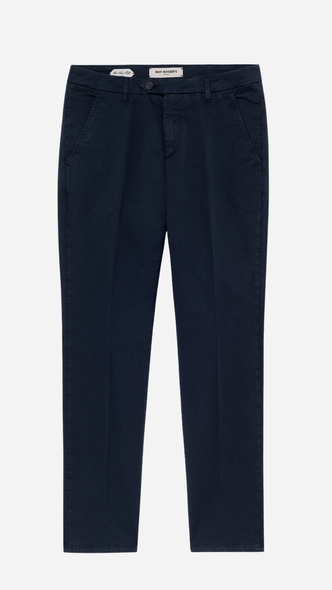 <strong>ROY ROGER'S</strong> Pantalone chino in gabardina blu
