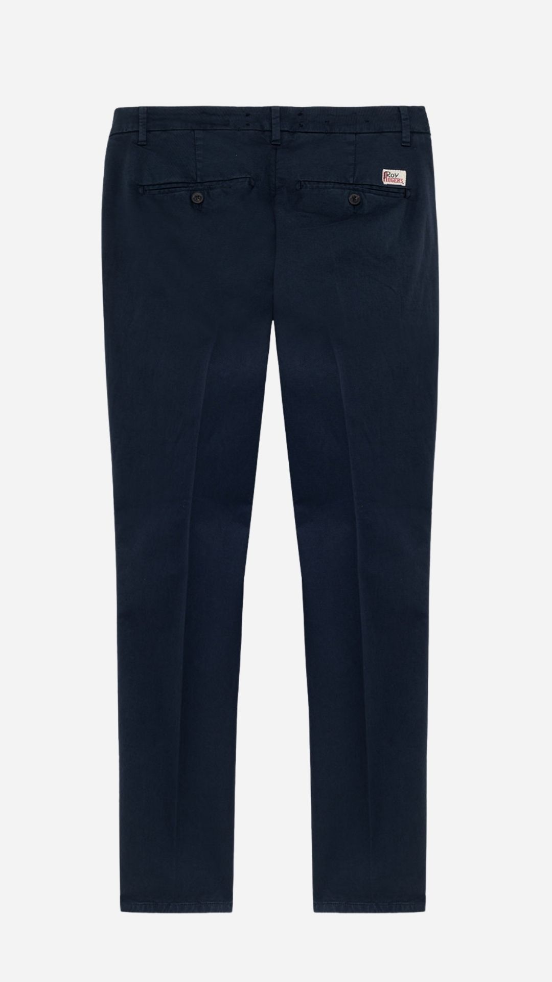 <strong>ROY ROGER'S</strong> Pantalone chino in gabardina blu - immagine 2
