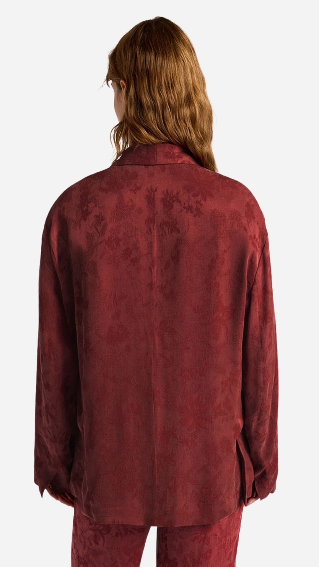 <strong>MOMONI'</strong> <br>Giacca monopetto jacquard floreale - immagine 4