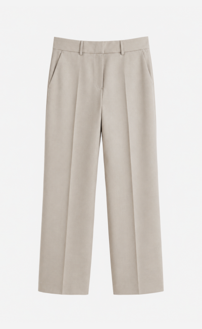 MANUEL RITZ Pantalone ampio gamba dritta grigio