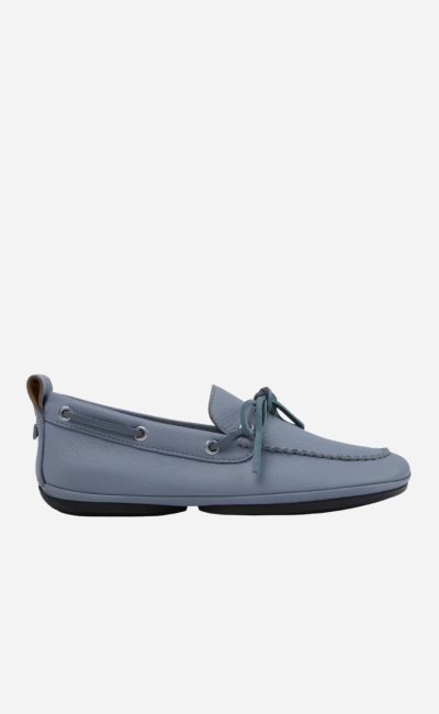 CAMPER  Scarpe basse in pelle da donna azzurre