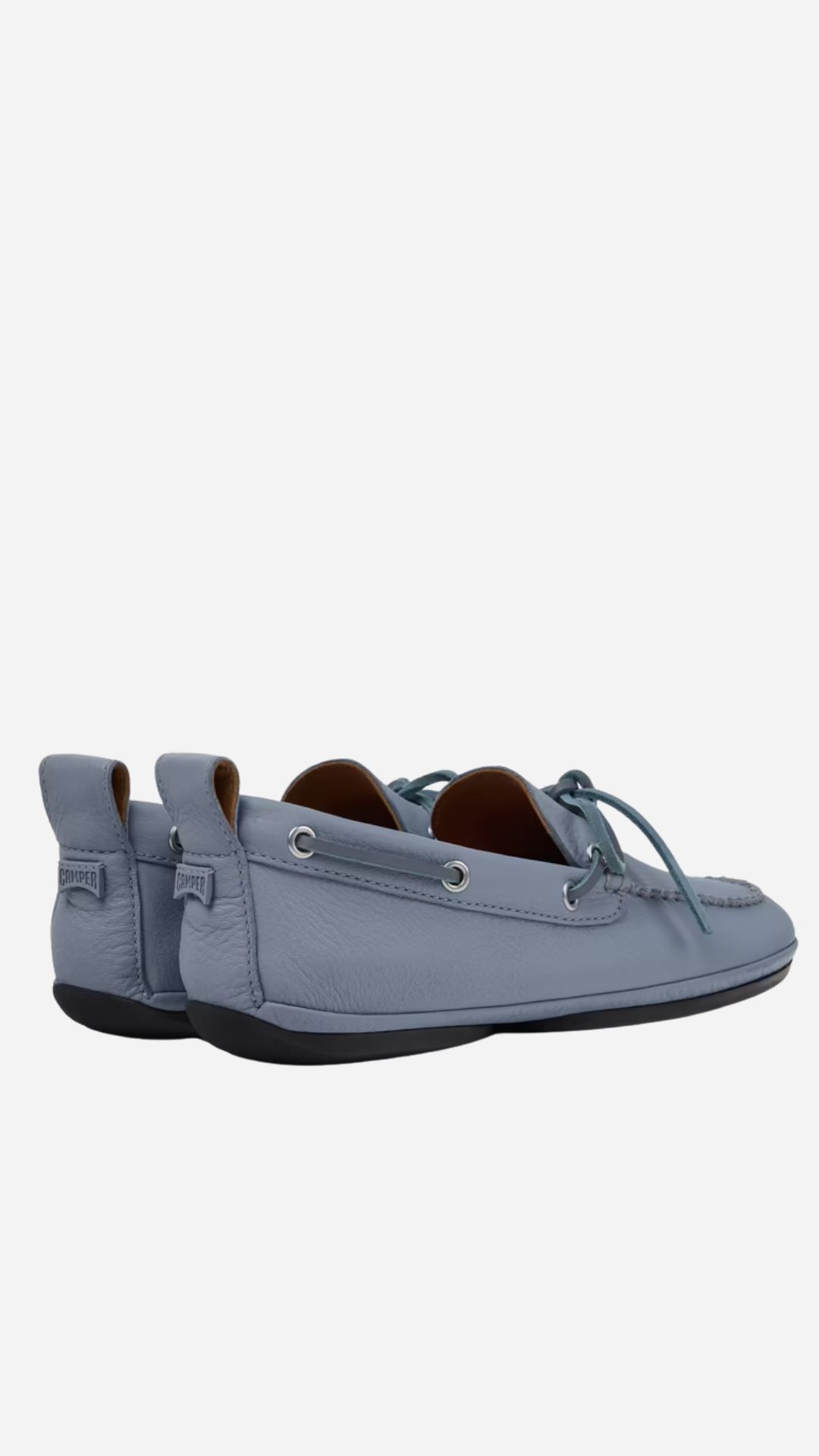<strong>CAMPER</strong> <br> Scarpe basse in pelle da donna azzurre - immagine 2