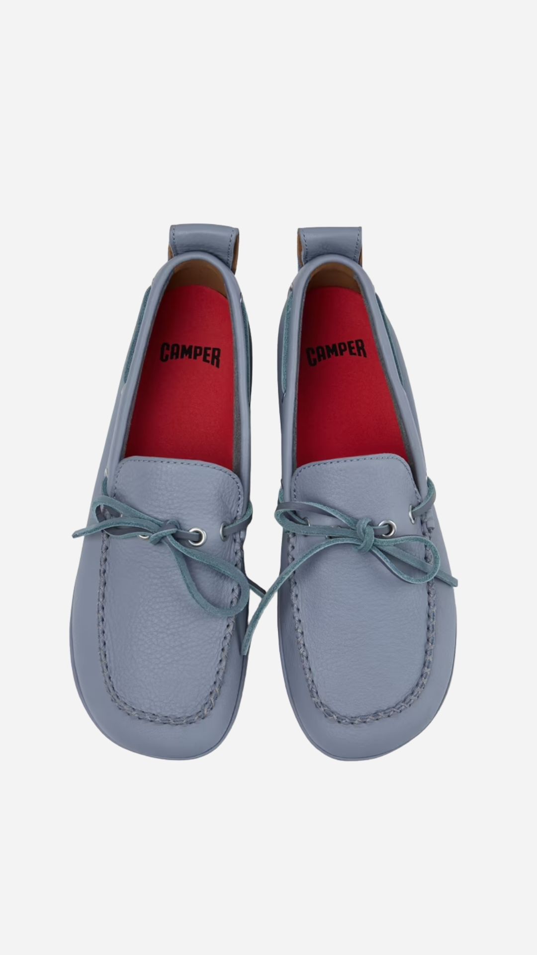 <strong>CAMPER</strong> <br> Scarpe basse in pelle da donna azzurre - immagine 3