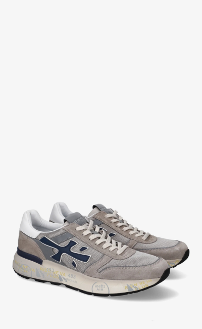 PREMIATA Sneakers Mick in grigio e dettagli in contrasto