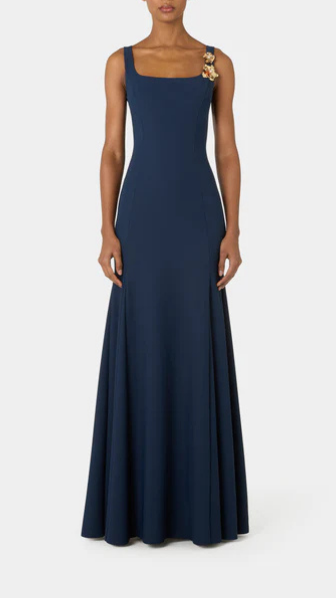 <strong>CHIARA BONI LA PETITE ROBE</strong> Abito lungo con spilla - immagine 2