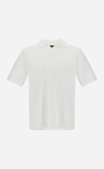 HERNO  Polo in jersey knit effect