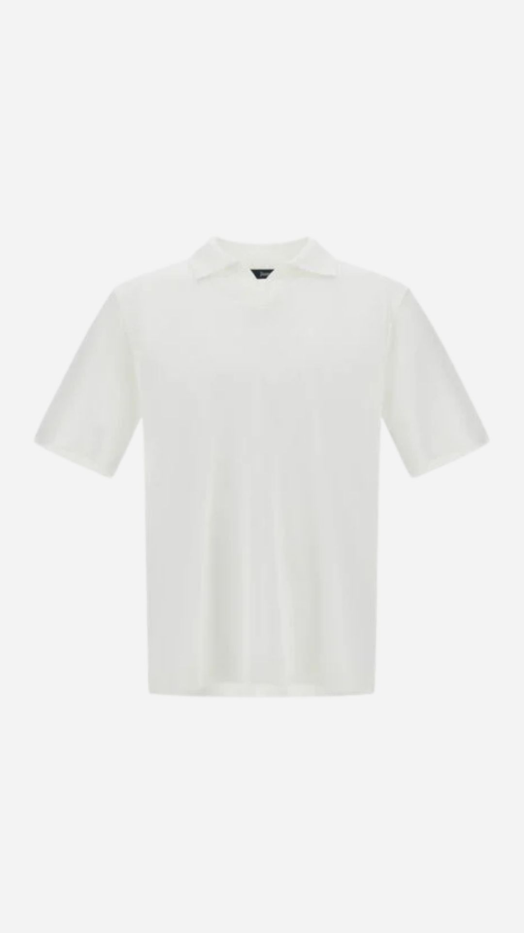 <strong> HERNO </strong> Polo in jersey knit effect