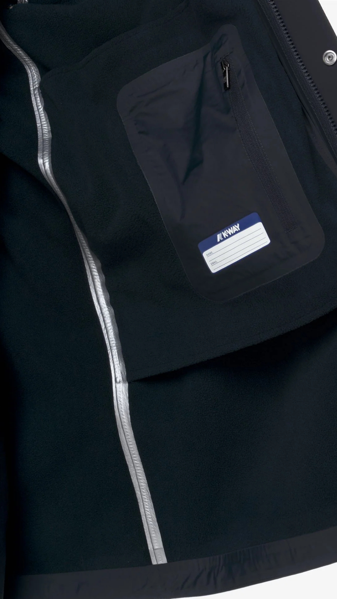 <strong>K-WAY</strong> Giubbotto tre quarti Duke con cappuccio removibile - immagine 6
