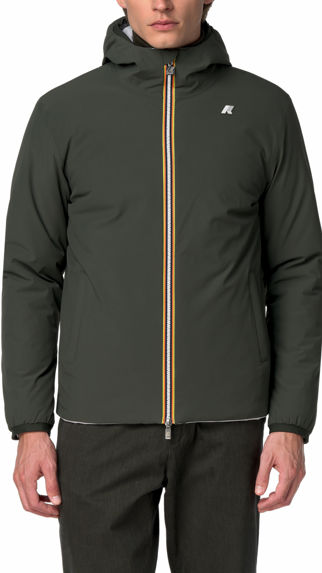 <strong>K-WAY</strong> Giacca Jack reversibile dalla linea slim - immagine 8