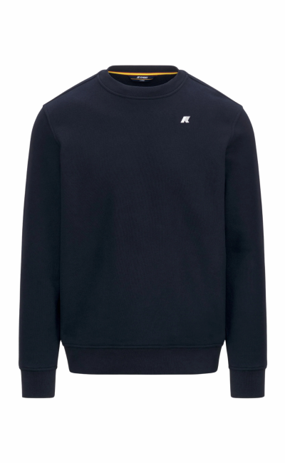 K-WAY Felpa girocollo in cotone garzato