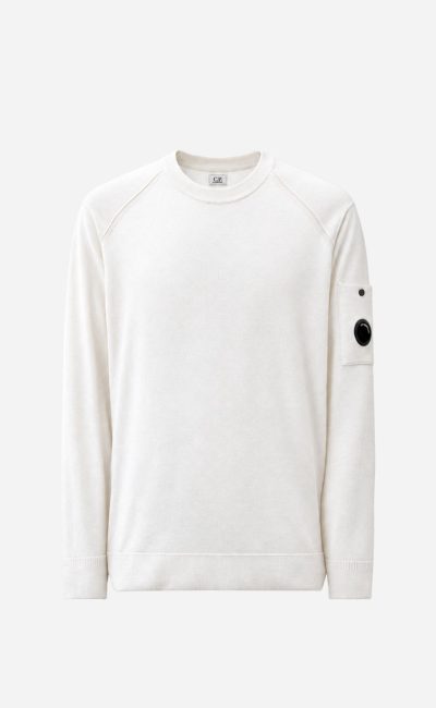 C.P. COMPANY Merino wool lens creneck